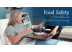 image of patient in hospital having food deliverd in Aladdin tray and dishes with text overlayed it reading "Food Safety: A healthcare foodservice priority"